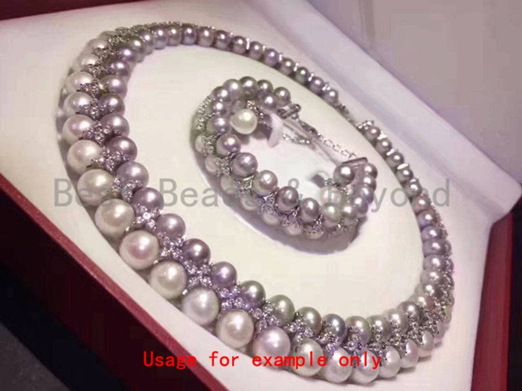 1pc Diamond Shaped Cubic Zirconia Space Beads,CZ Micro Pave Spacer Beads for double strand necklace bracelet making, 8x11mm, sku#G207