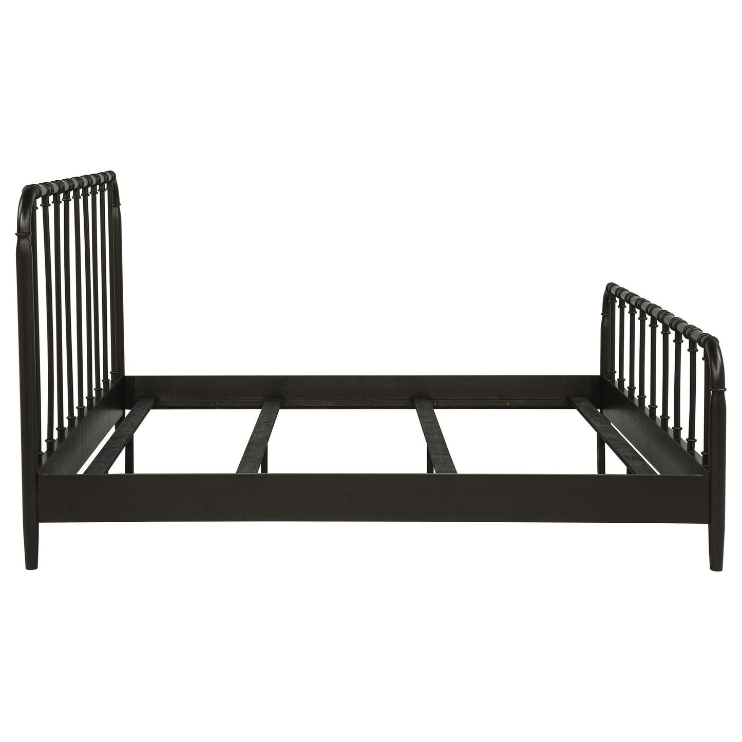 Rocco All Wood Water Pipe Open Frame Eastern King Bed Dark Bronze