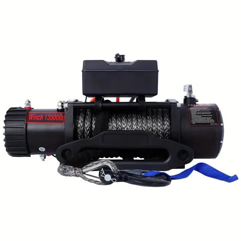 電動ウインチ - 12V DCパワー トーイングトラックオフロード用 ワイヤレスリモコン付き