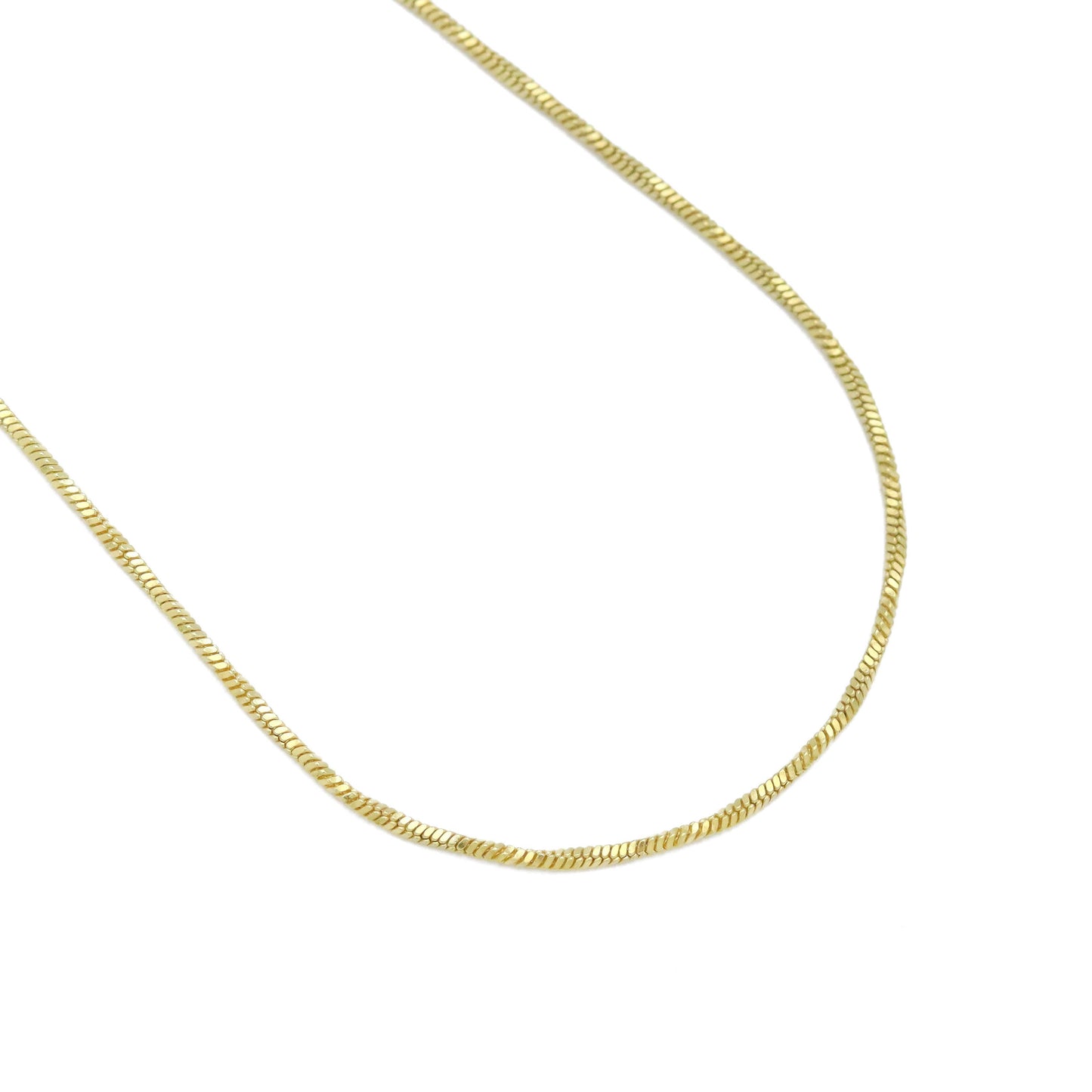 Gold Dainty Twisted Snake Chain Necklace, Sku#LD587 (Copy)