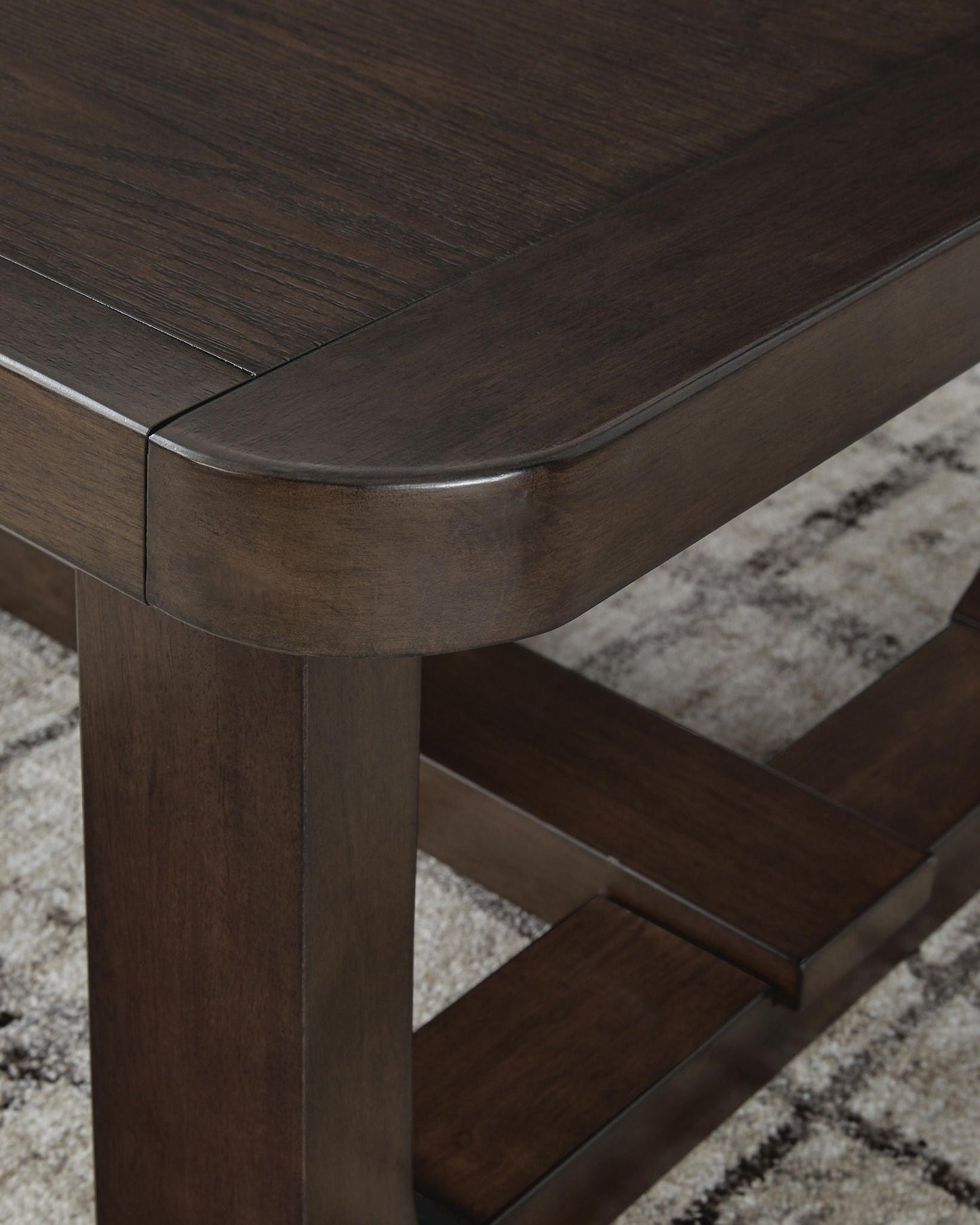 Breckington - Rectangular Cocktail Table - Dark Brown