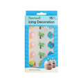 Beach - Edible Cake and Cupcake Topper Sugars, 15 Count Set, Ice Cream, Palm Trees, Sandals, Beach Ball