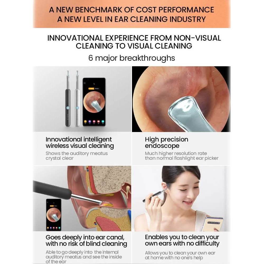 Bebird R1 Wireless Intelligent Visual Otoscope Ear Cleaner