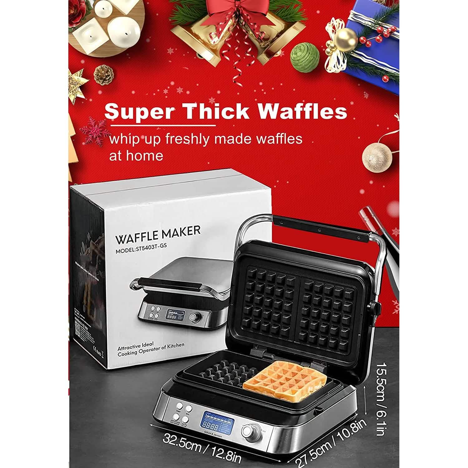 Belgian Waffle Maker Iron