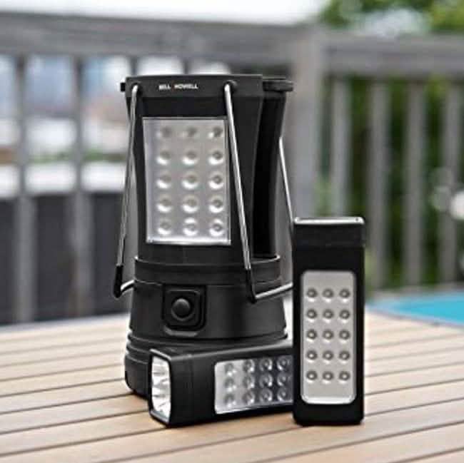 Bell + Howell 70 LED Lampe torche super lumineuse 7 pouces avec deux lampes de poche