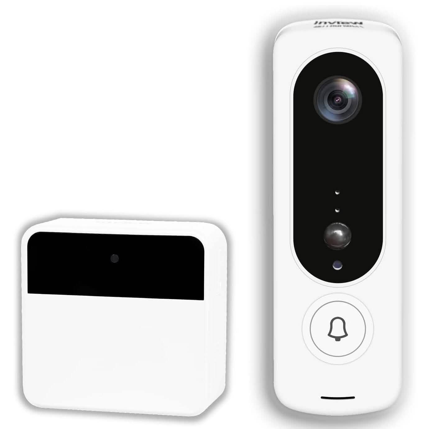 Bell+Howell InView BHDC1 1080p ドアベルカメラ + BHCH1A チャイムキット（ホワイト）（リファービッシュ品）