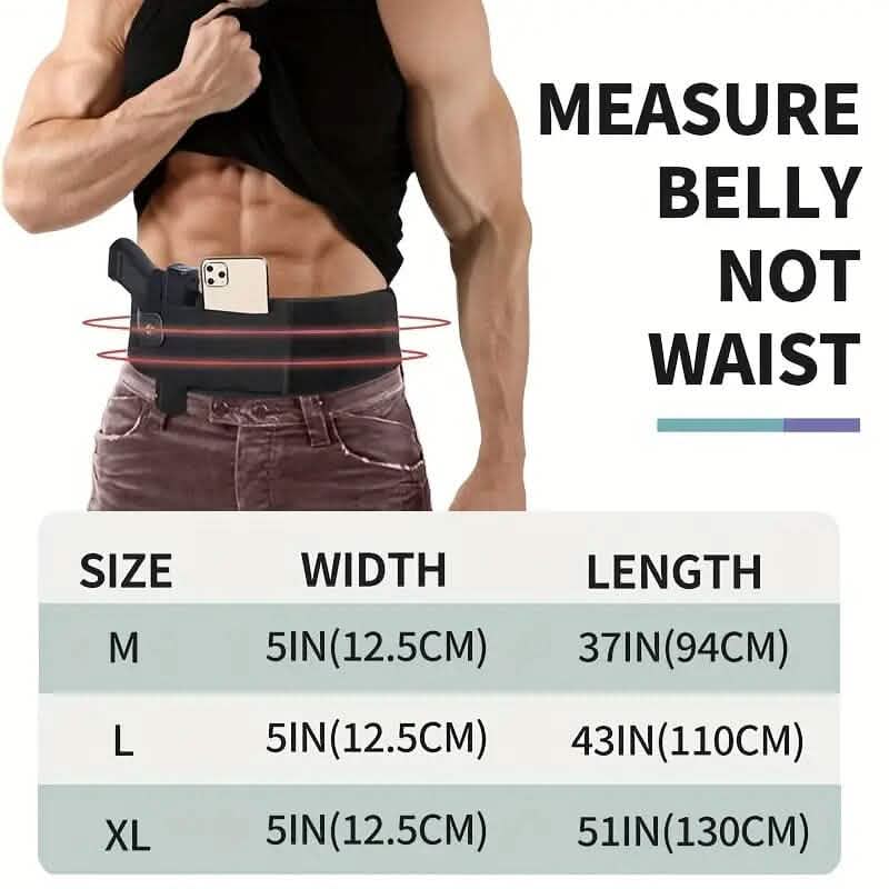 Holster de taille ventrale pour hommes et femmes