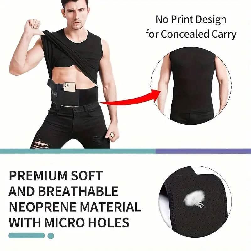 Holster de taille ventrale pour hommes et femmes