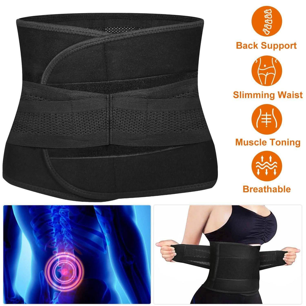 Ceinture de soutien lombaire - soulagement de la douleur - enveloppement de la taille