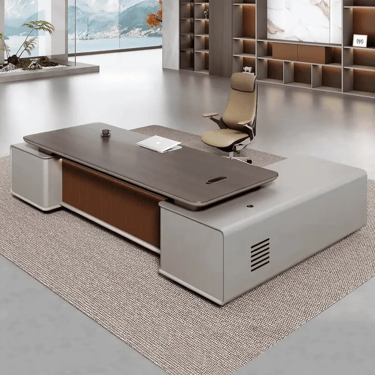 Magill · Modern L-Shaped Executive Desk