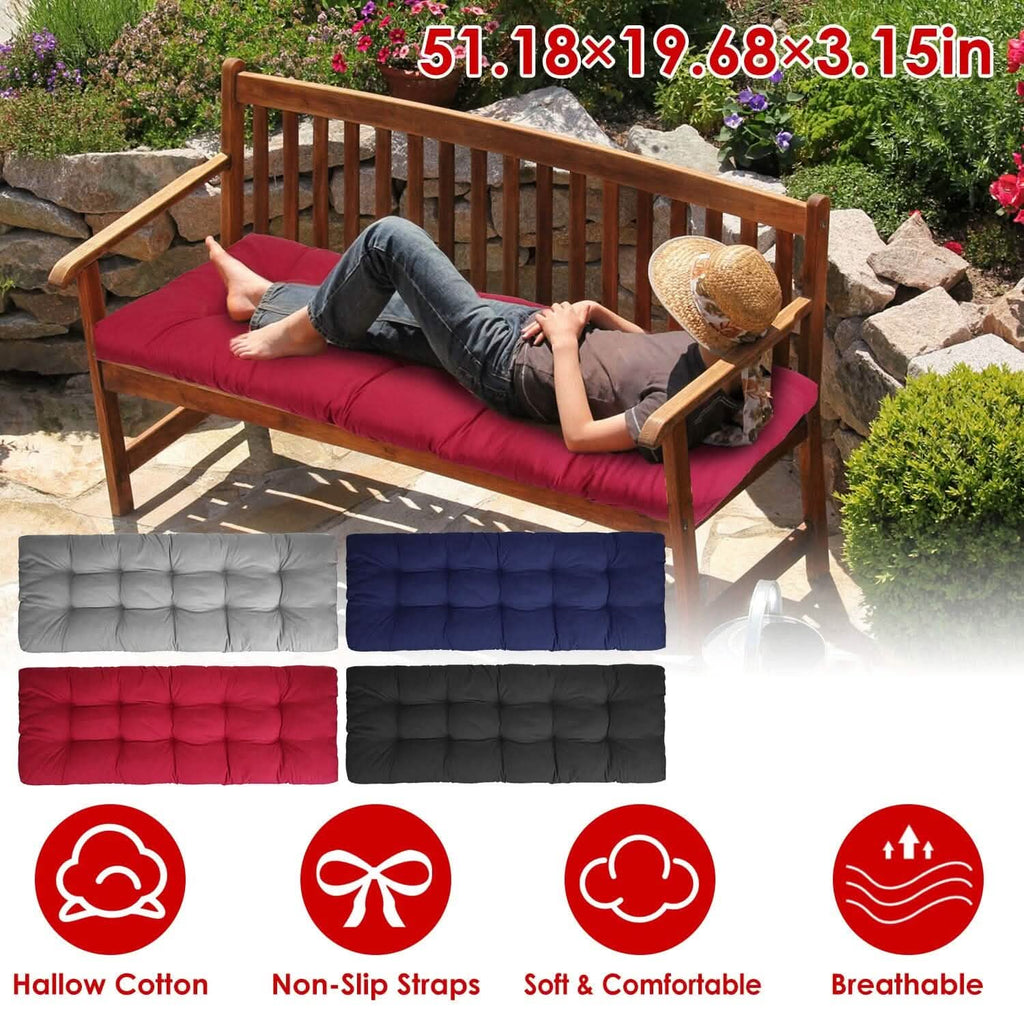 Coussin de banc pour meubles d'intérieur et d'extérieur antidérapant