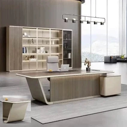 Mantell · Modern L-Shaped Executive Desk
