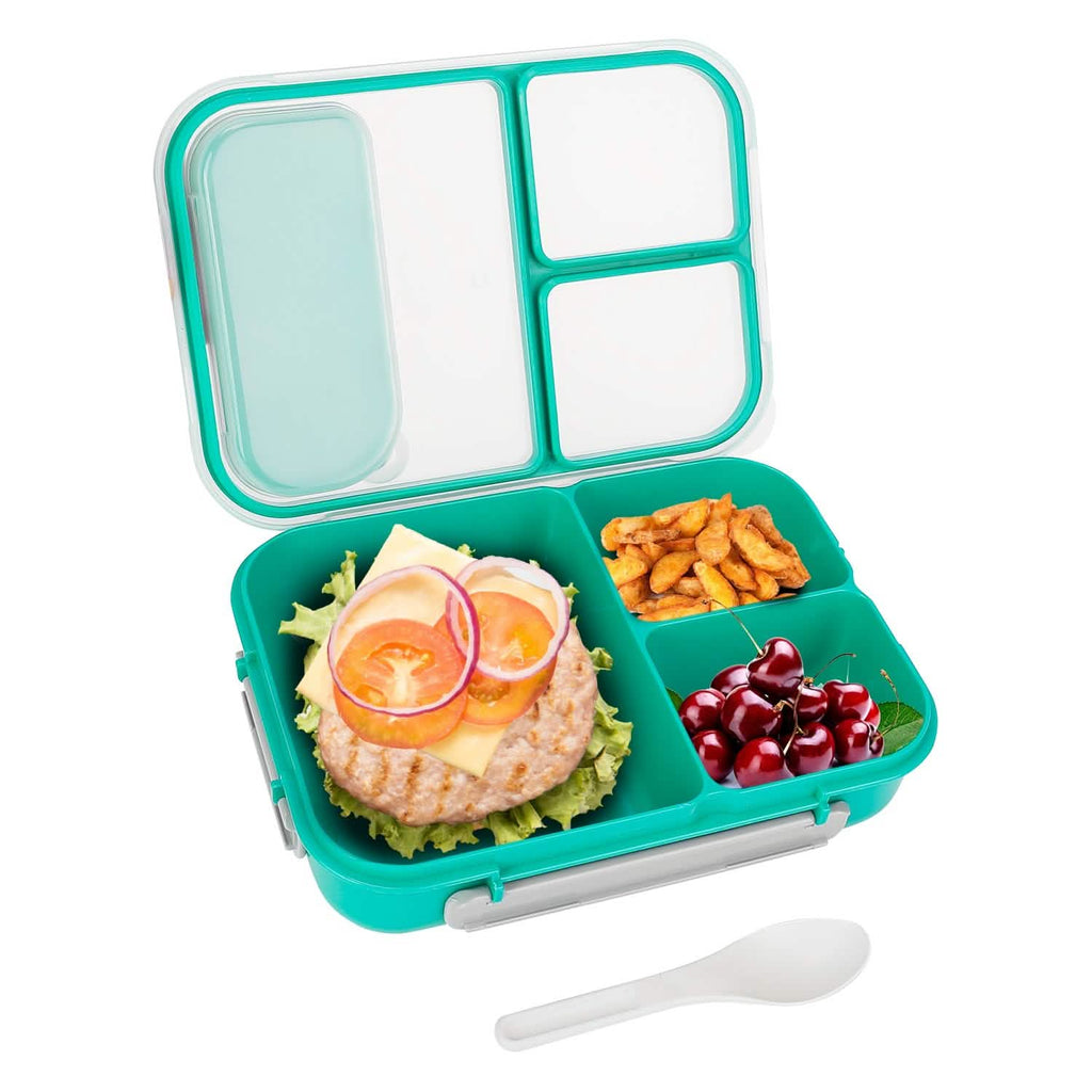 Bento Box Portable Lunch Box Picnic Food Storage with 3 Compartments