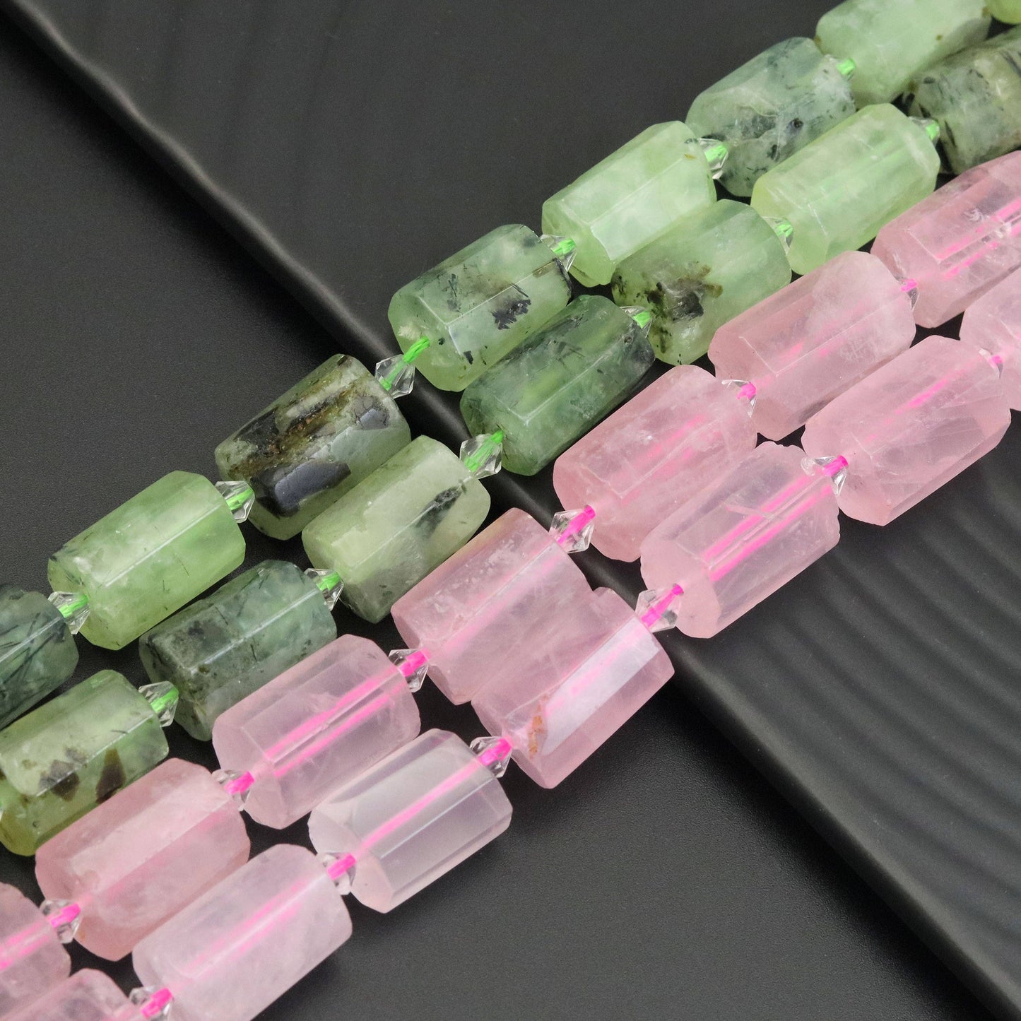 10x16mm Faceted Tube Beads, Sku#U1818