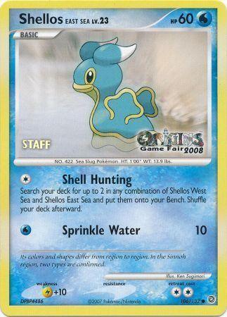 Sancoki Mer Orientale (106/132) (Staff Origins Game Fair 2008) [Nintendo: Promos Étoile Noire]