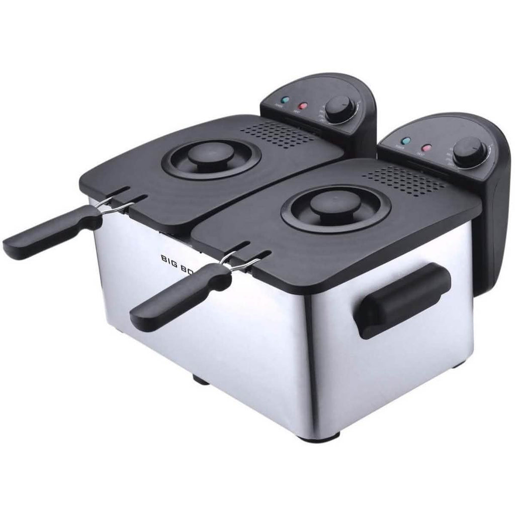 Big Boss Dual Deep Fryer 1500 Watts