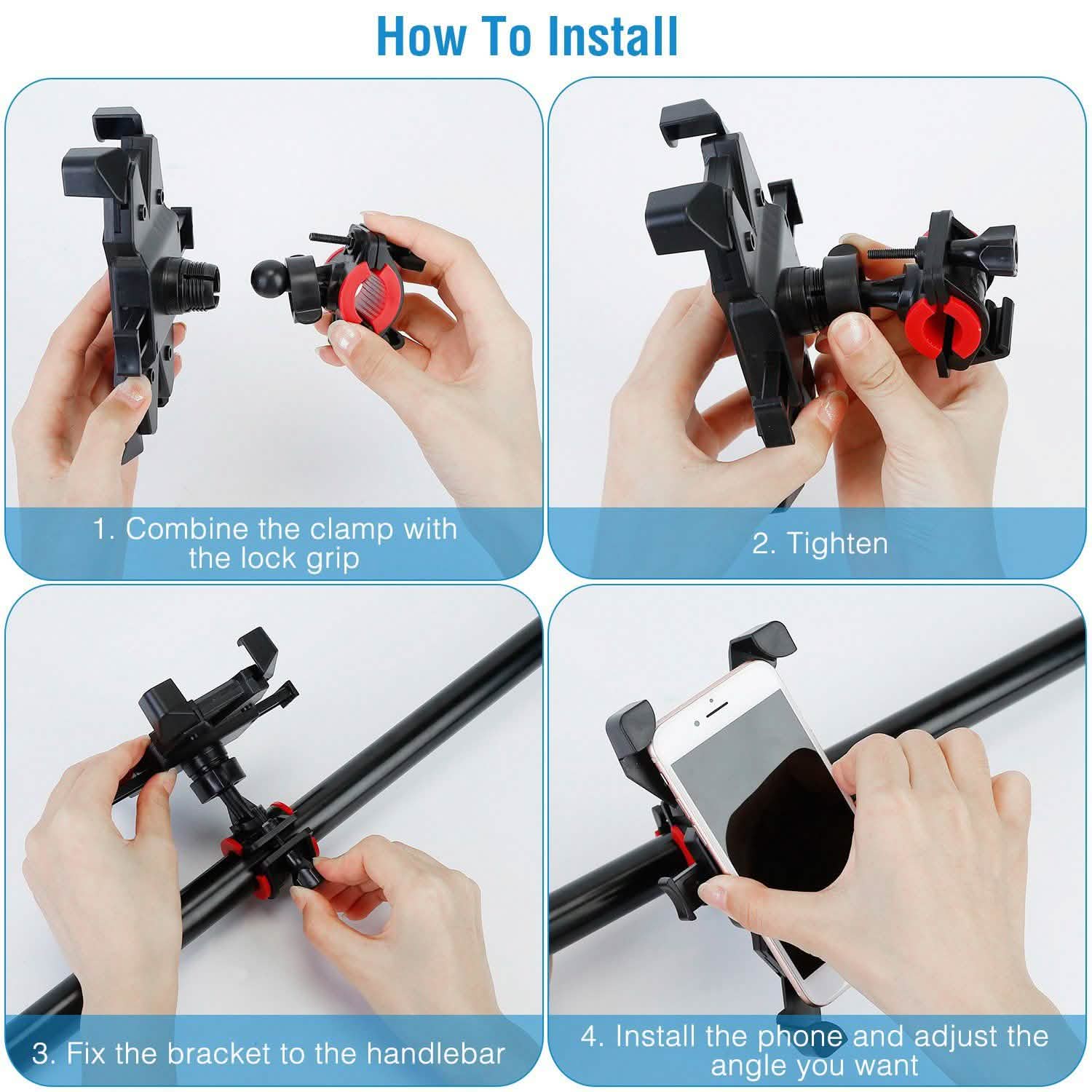 Bike Rotatable Phone Holder