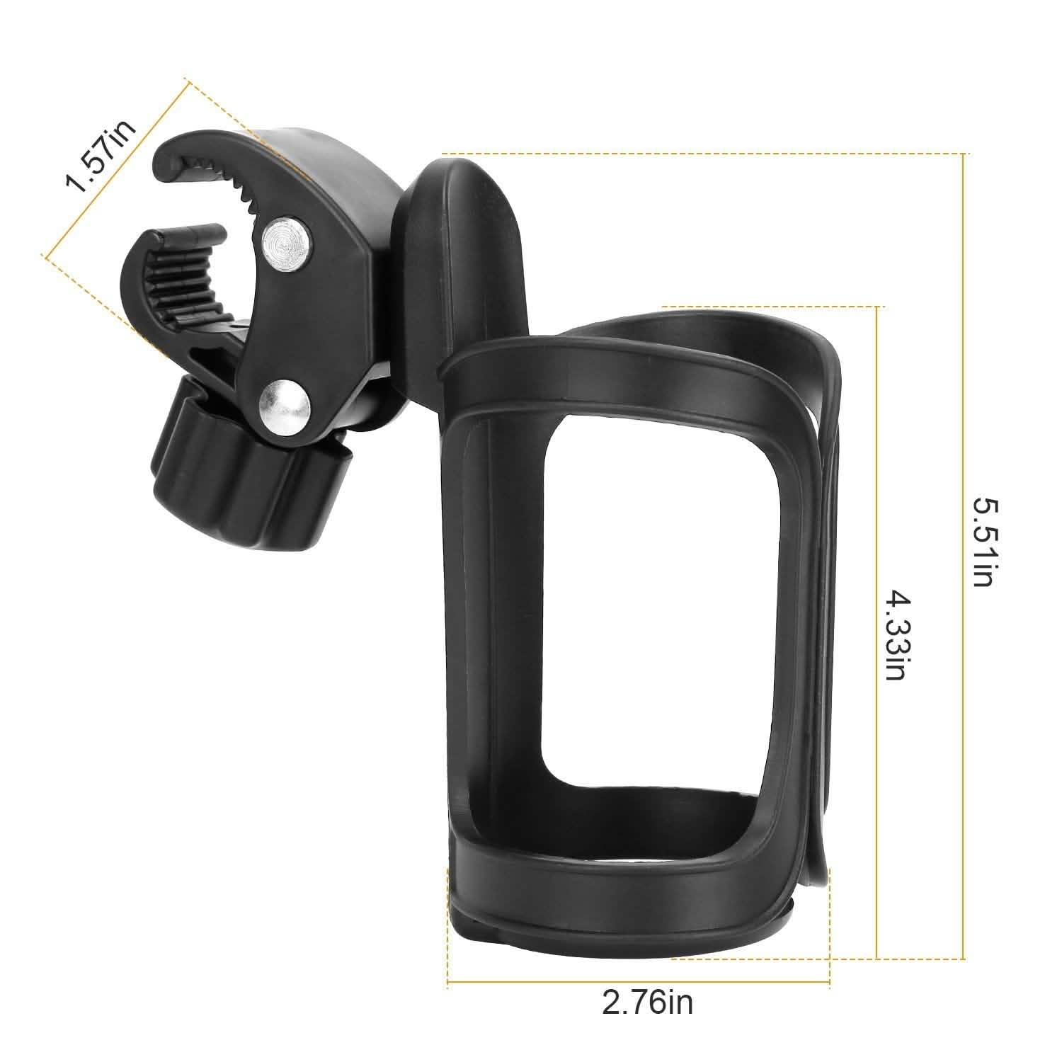 Bike Water Bottle Holder 360° Rotating Drink Cup Cage