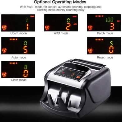 Bill Counter, UV/MG/IR Detection, Counterfeit Bill Detection - MMC01