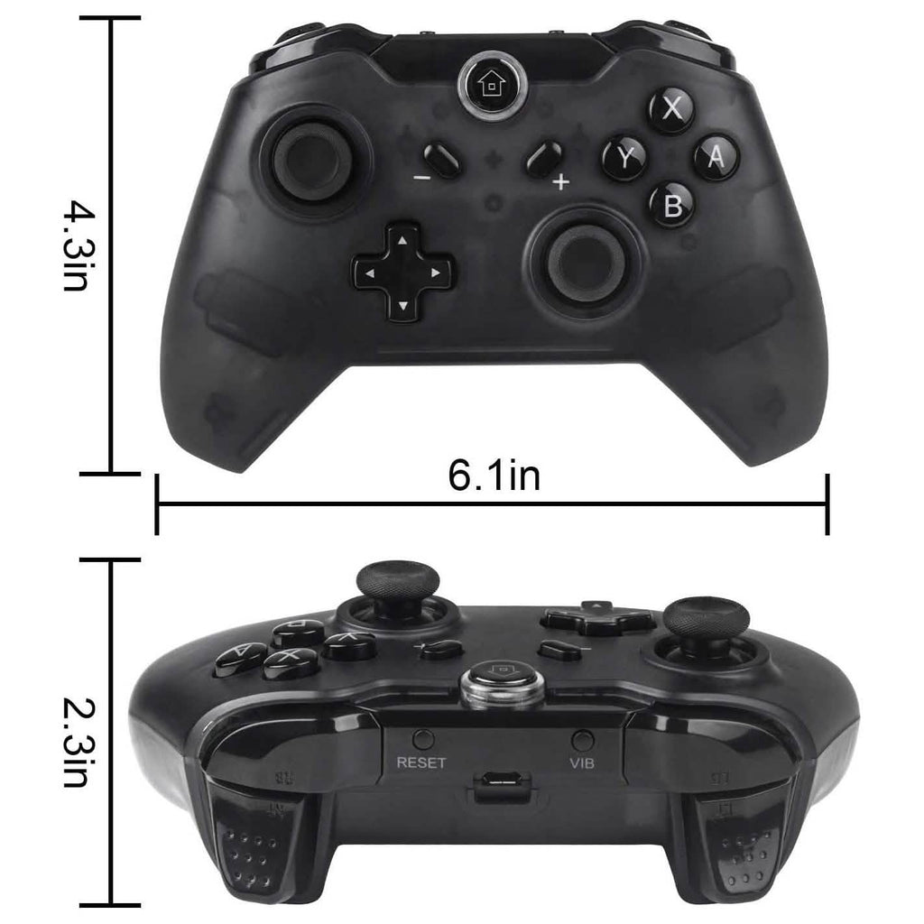 Black Bluetooth Wireless Controller for Nintendo Switch