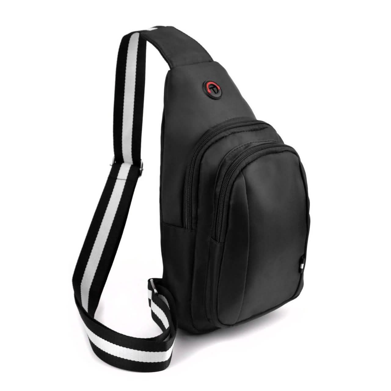 Black Crossbody Shoulder Sling Bag
