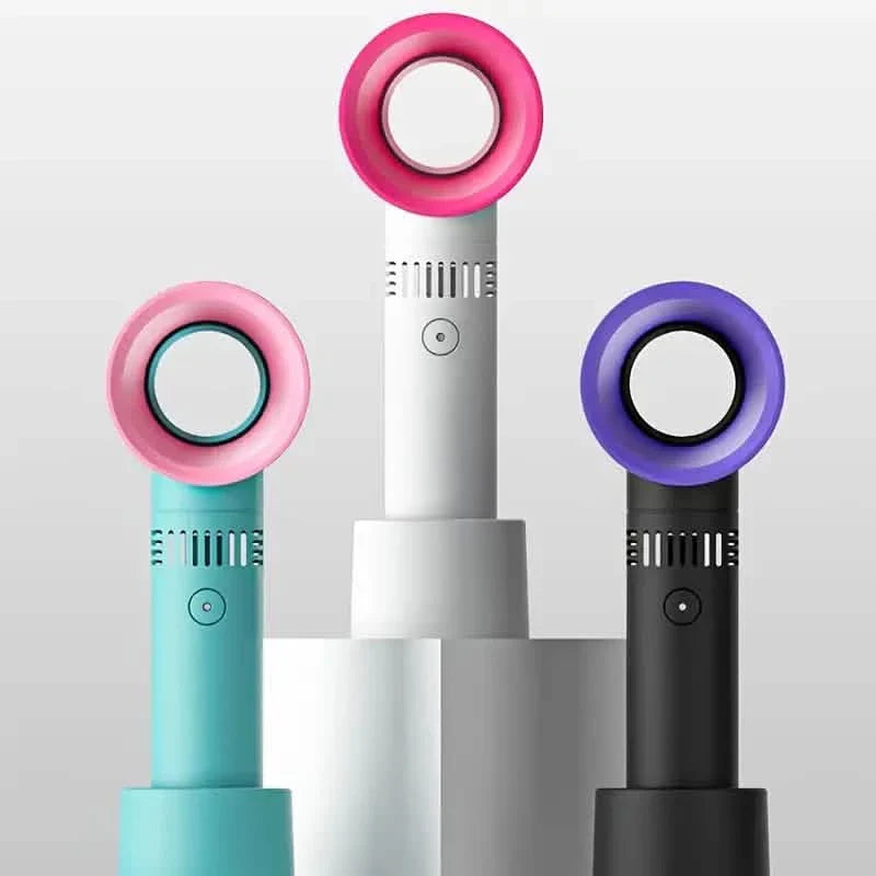 まつげエクステ用ブレードレスハンドヘルドファン