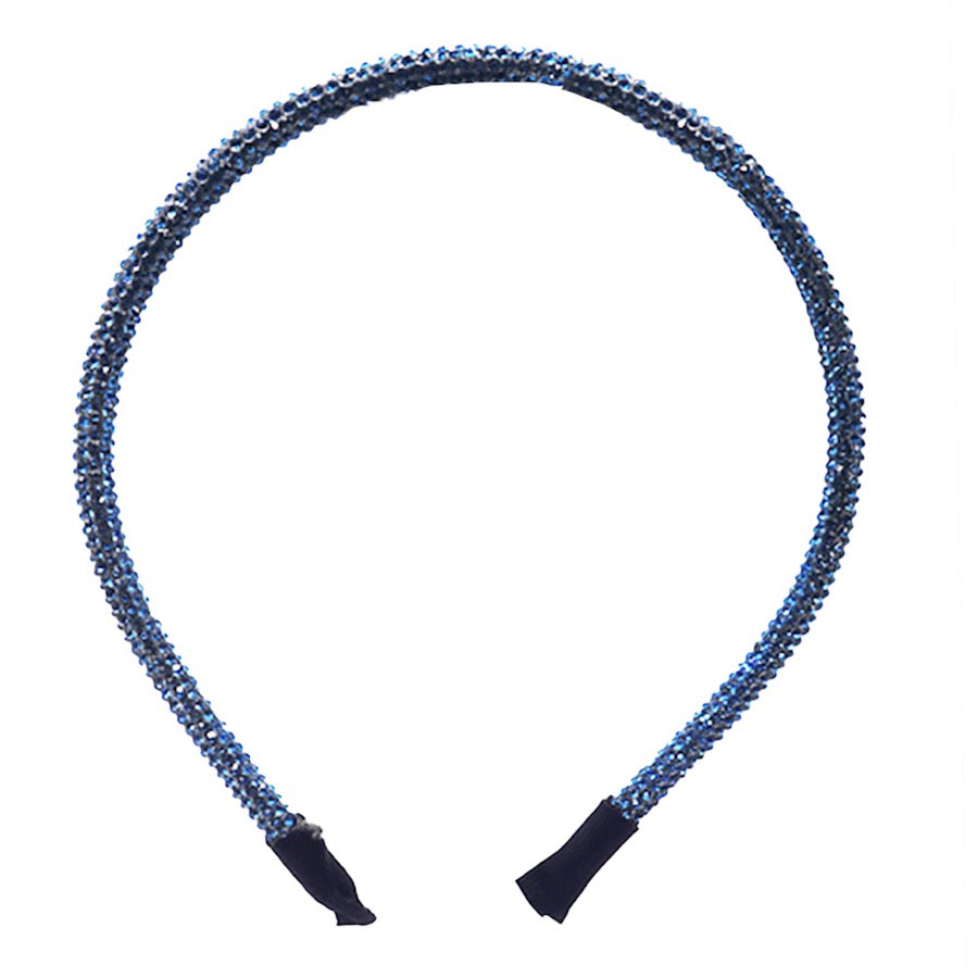 Bling Stone Accented Crystal Studded Shimmer Headband