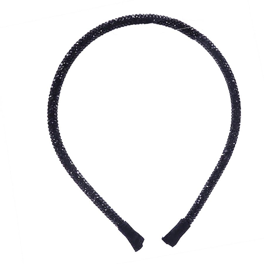 Bling Stone Accented Crystal Studded Shimmer Headband