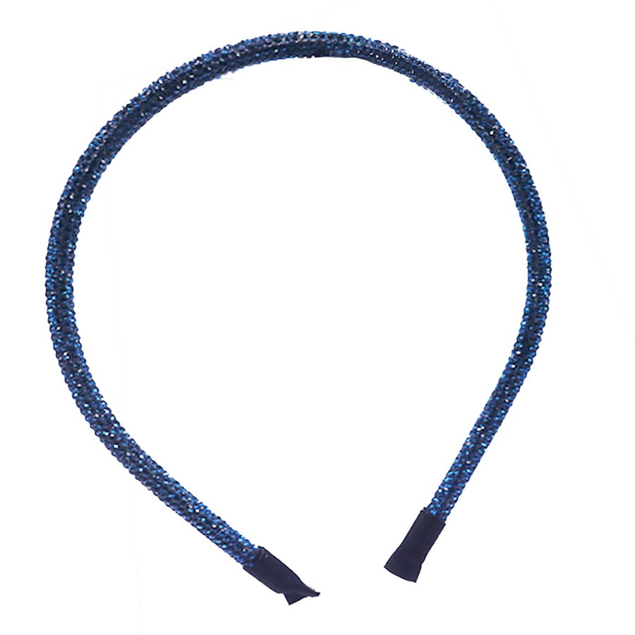Bling Stone Accented Crystal Studded Shimmer Headband