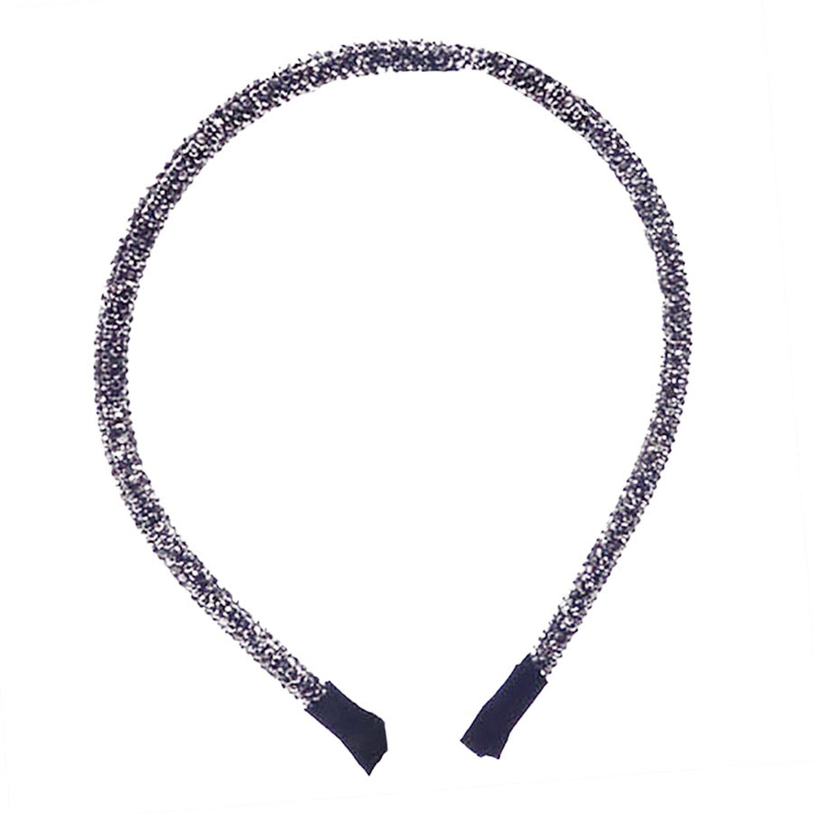 Bling Stone Accented Crystal Studded Shimmer Headband