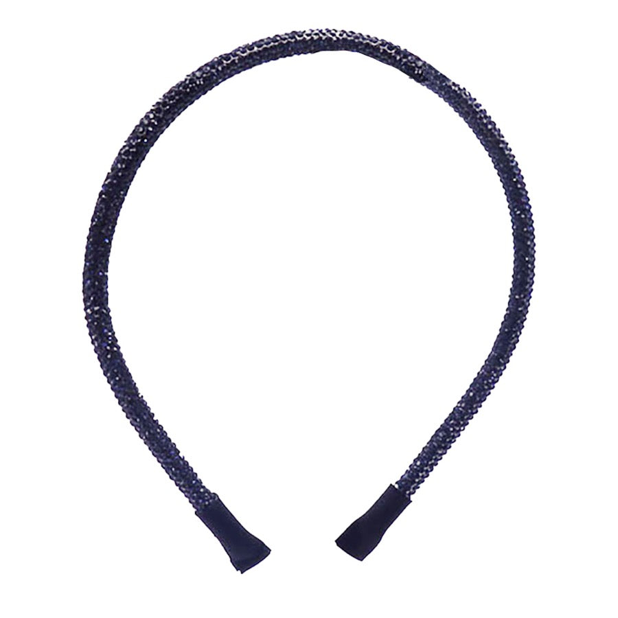 Bling Stone Accented Crystal Studded Shimmer Headband