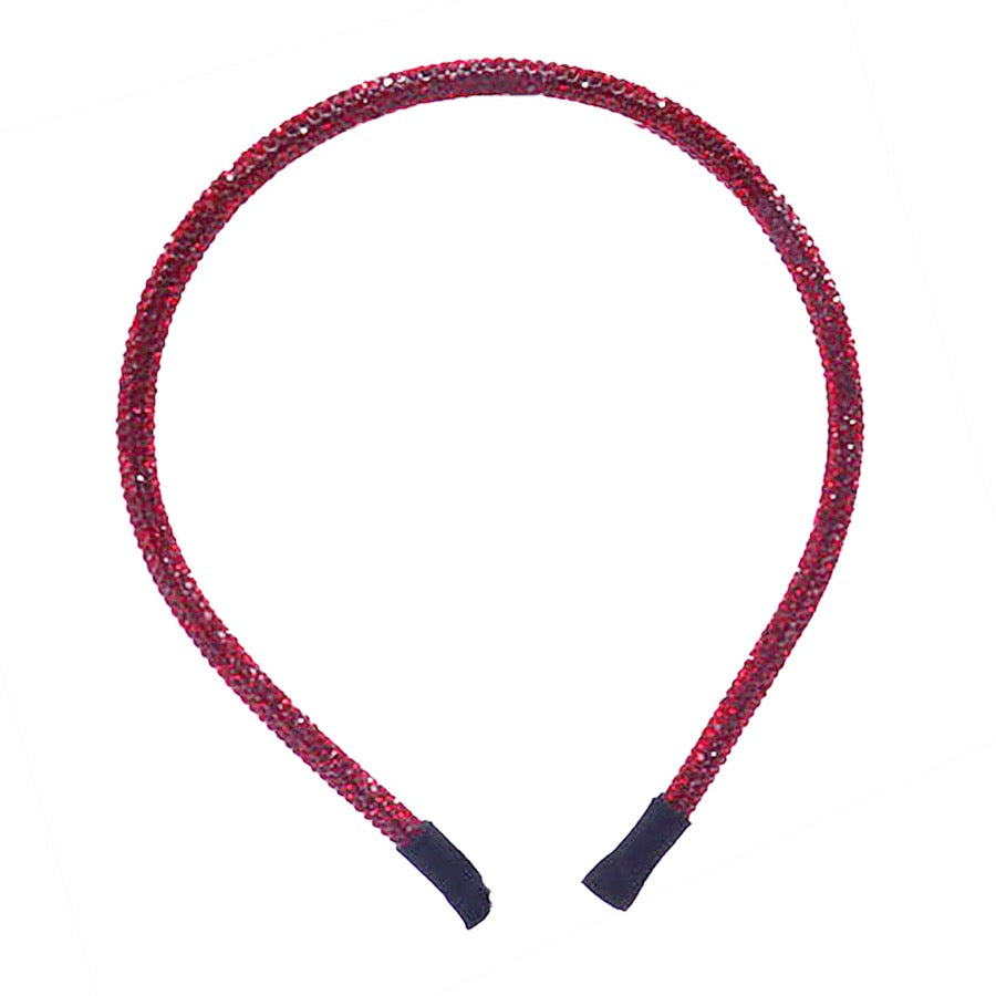 Bling Stone Accented Crystal Studded Shimmer Headband