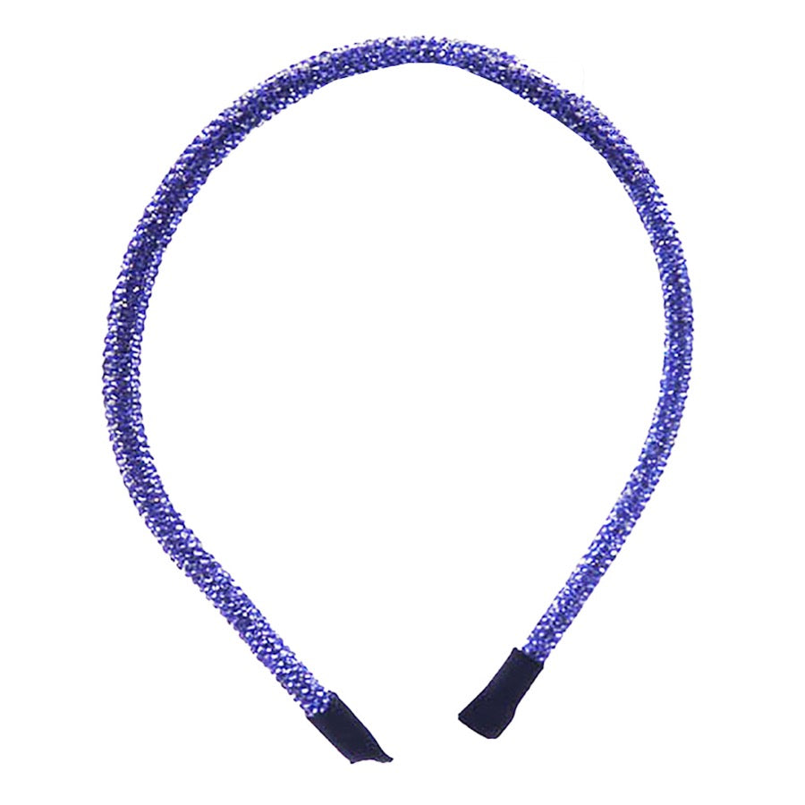 Bling Stone Accented Crystal Studded Shimmer Headband