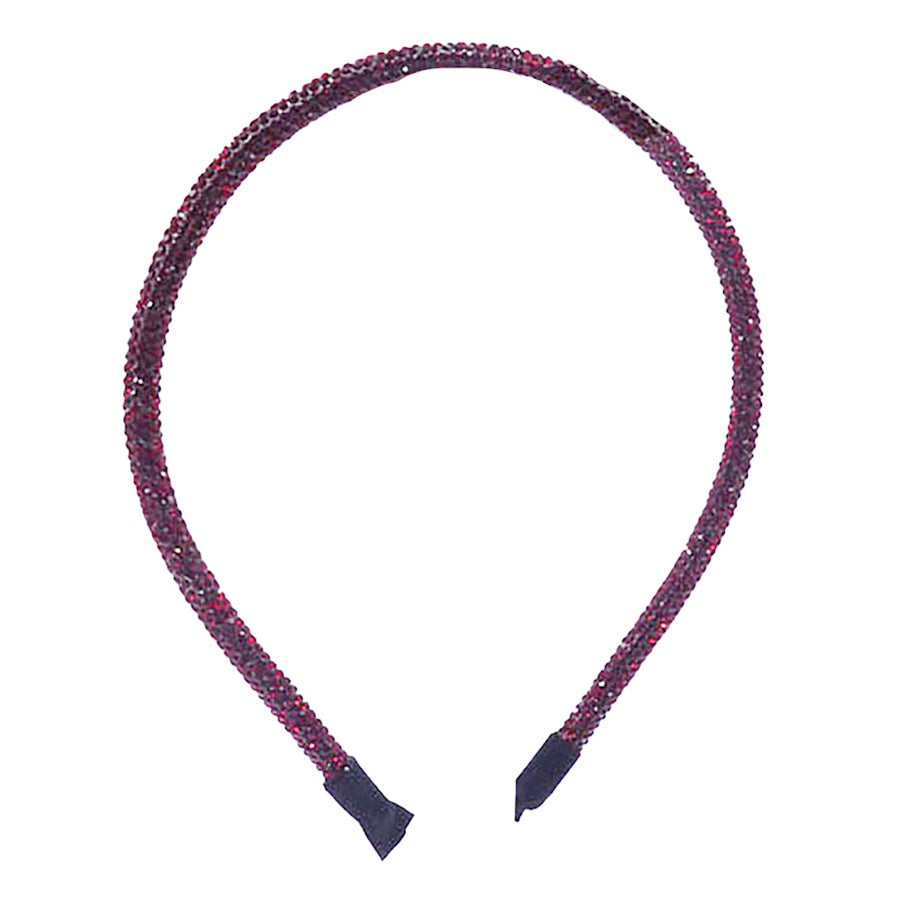 Bling Stone Accented Crystal Studded Shimmer Headband