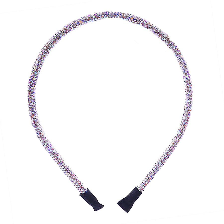 Bling Stone Accented Crystal Studded Shimmer Headband