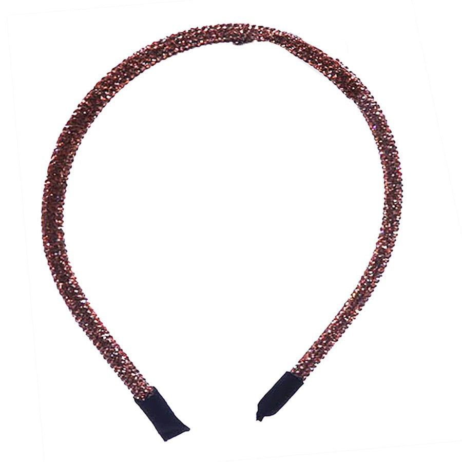 Bling Stone Accented Crystal Studded Shimmer Headband