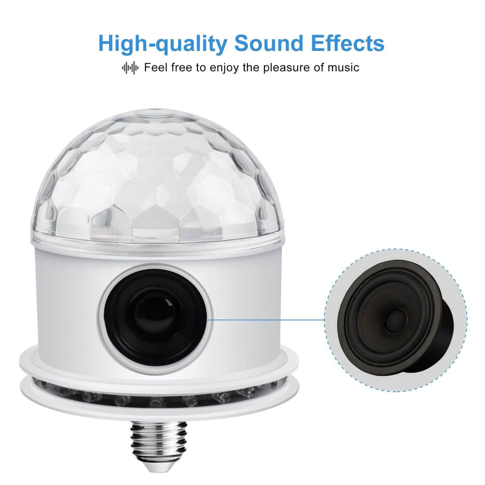 Bluetooth RGB Disco Party Light LED Stage Ball Light KTV Strobe DJ Activated Lamp