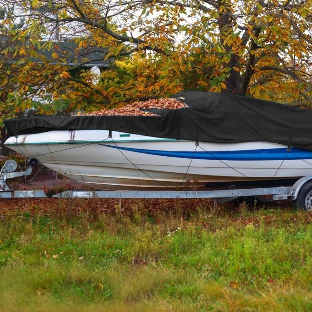 Boat Cover 210D Waterproof Dustproof Trailerable Boat Protector