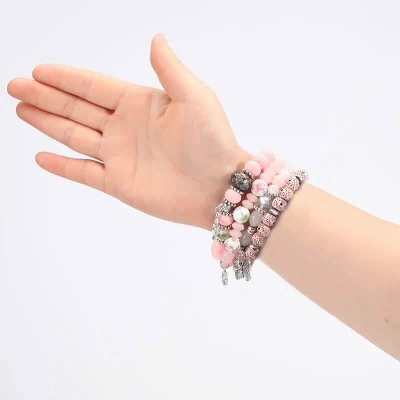 Bohemian Layered Beaded Bracelet