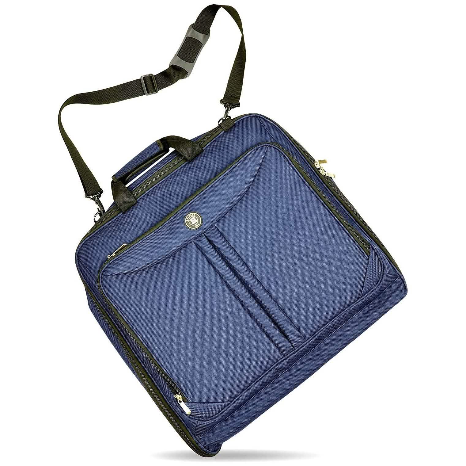 Bolford Housse à vêtements de voyage pour voyages d'affaires avec compartiment rembourré pour ordinateur portable