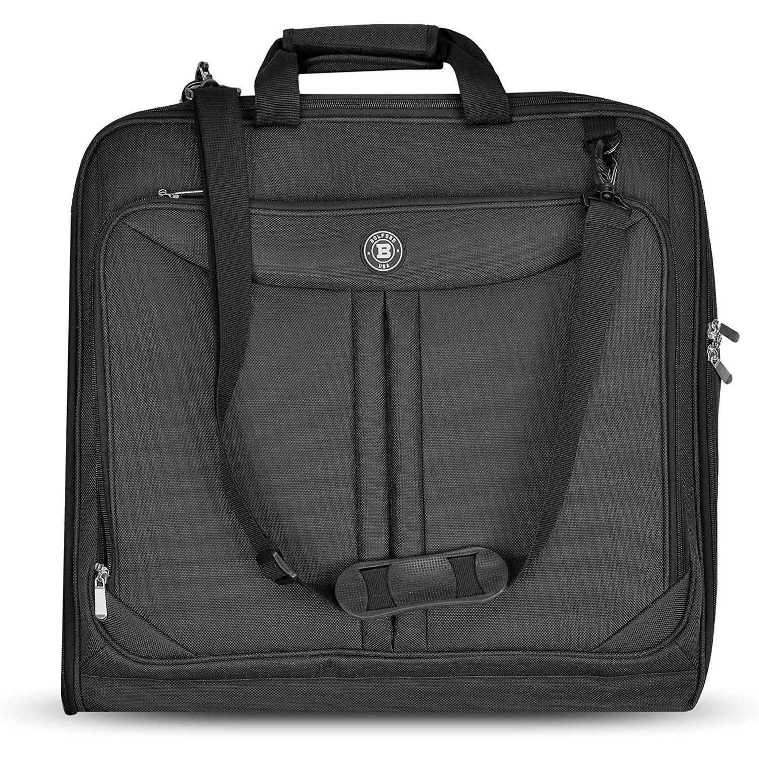 Bolford Housse à vêtements de voyage pour voyages d'affaires avec compartiment rembourré pour ordinateur portable