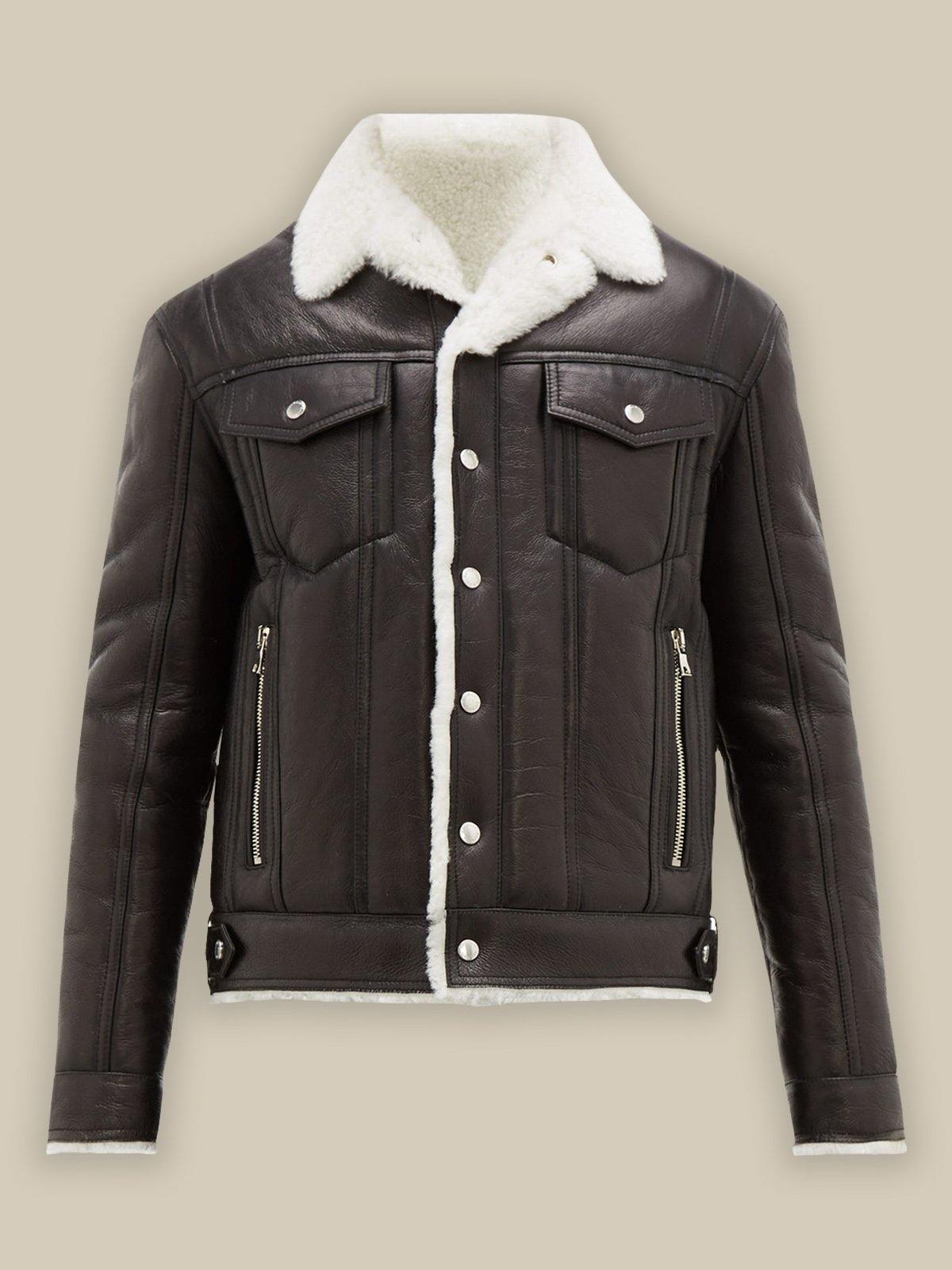 Men’s Streetstyle Shearling Jacket