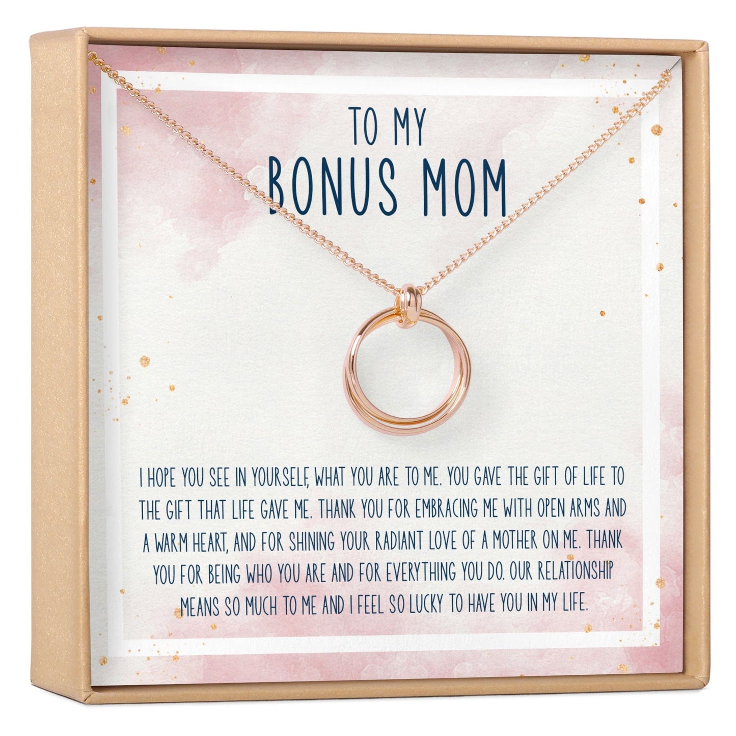 Bonus Mom Necklace, Multiple Styles