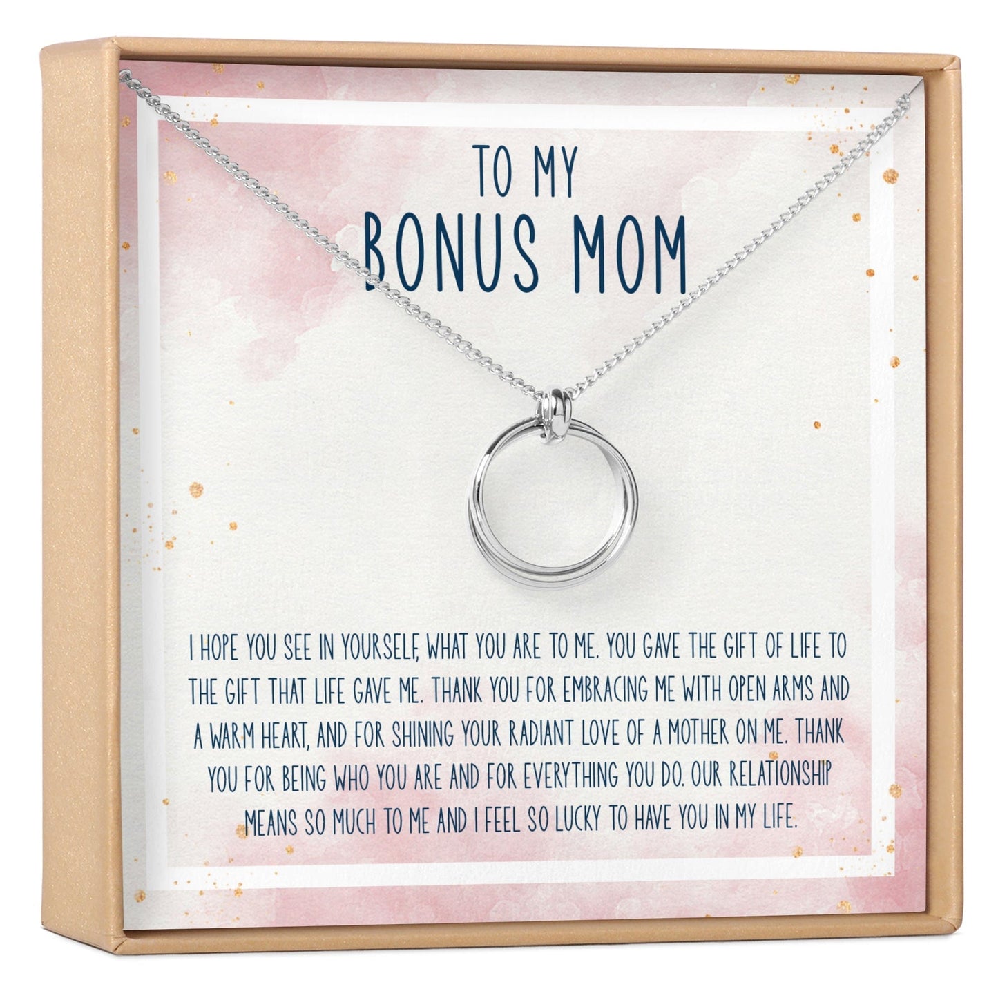 Bonus Mom Necklace, Multiple Styles
