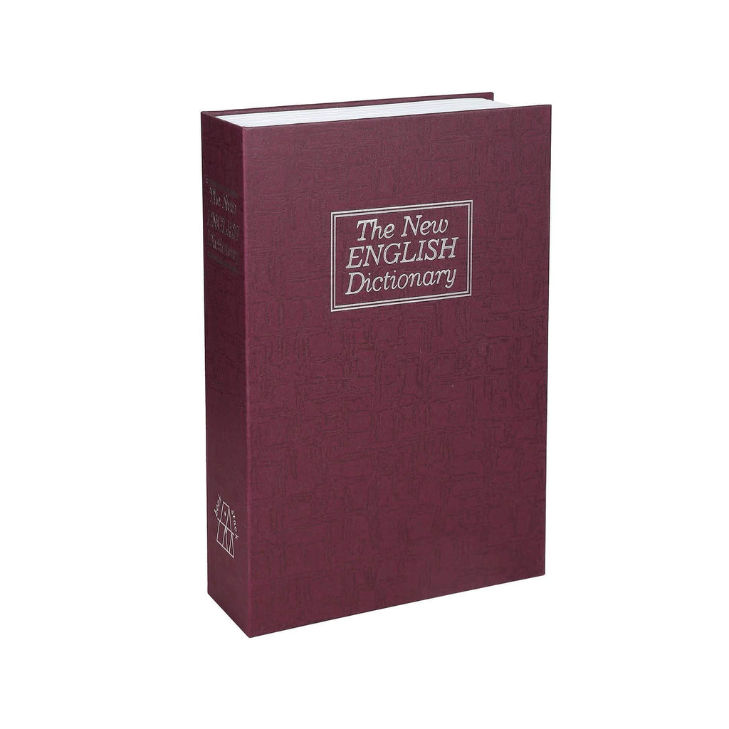 Book Safe with 3-Digit Combination Lock Storage Box