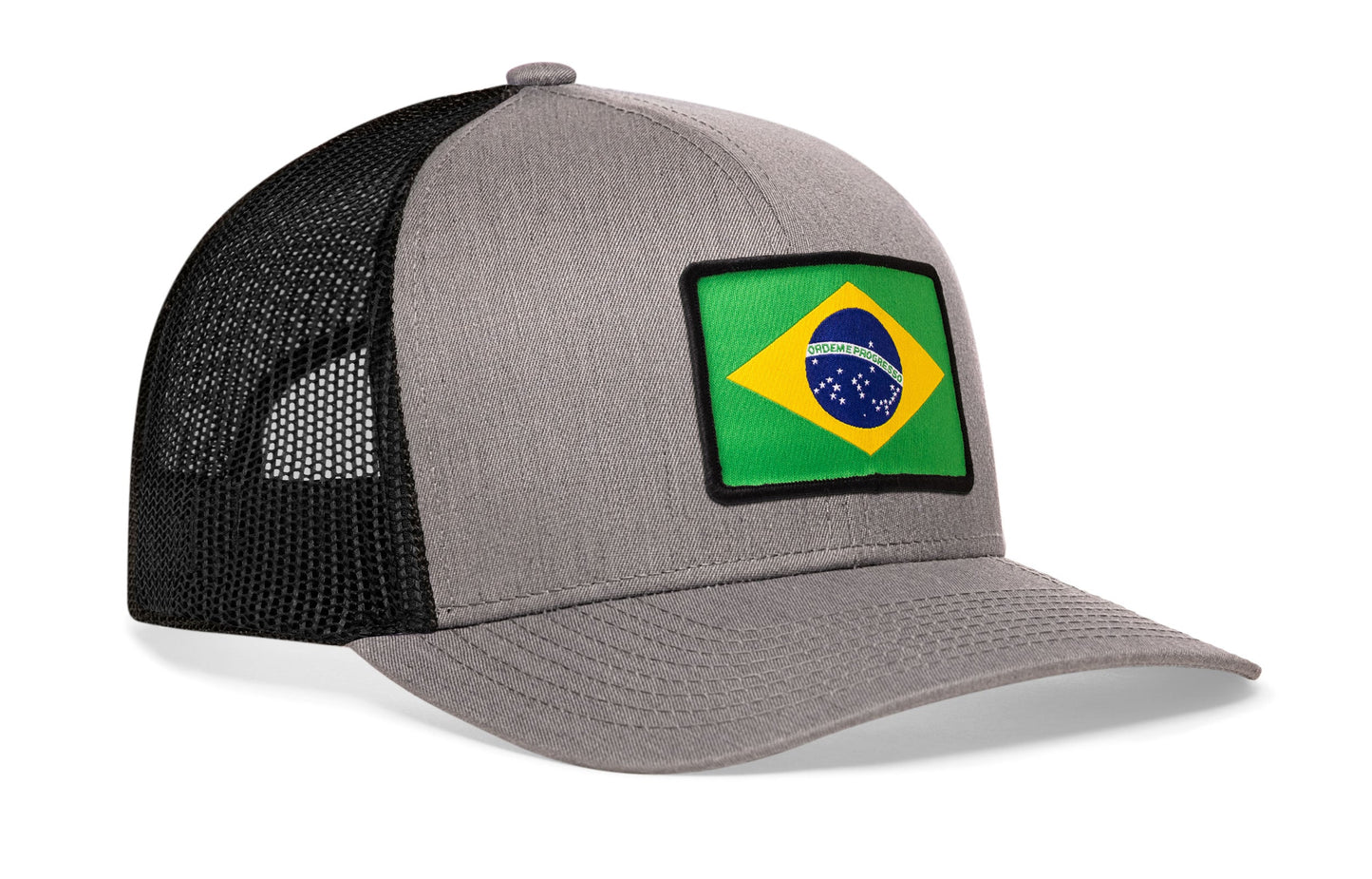 Brazil Flag Trucker Hat  |  Brazilian Snapback