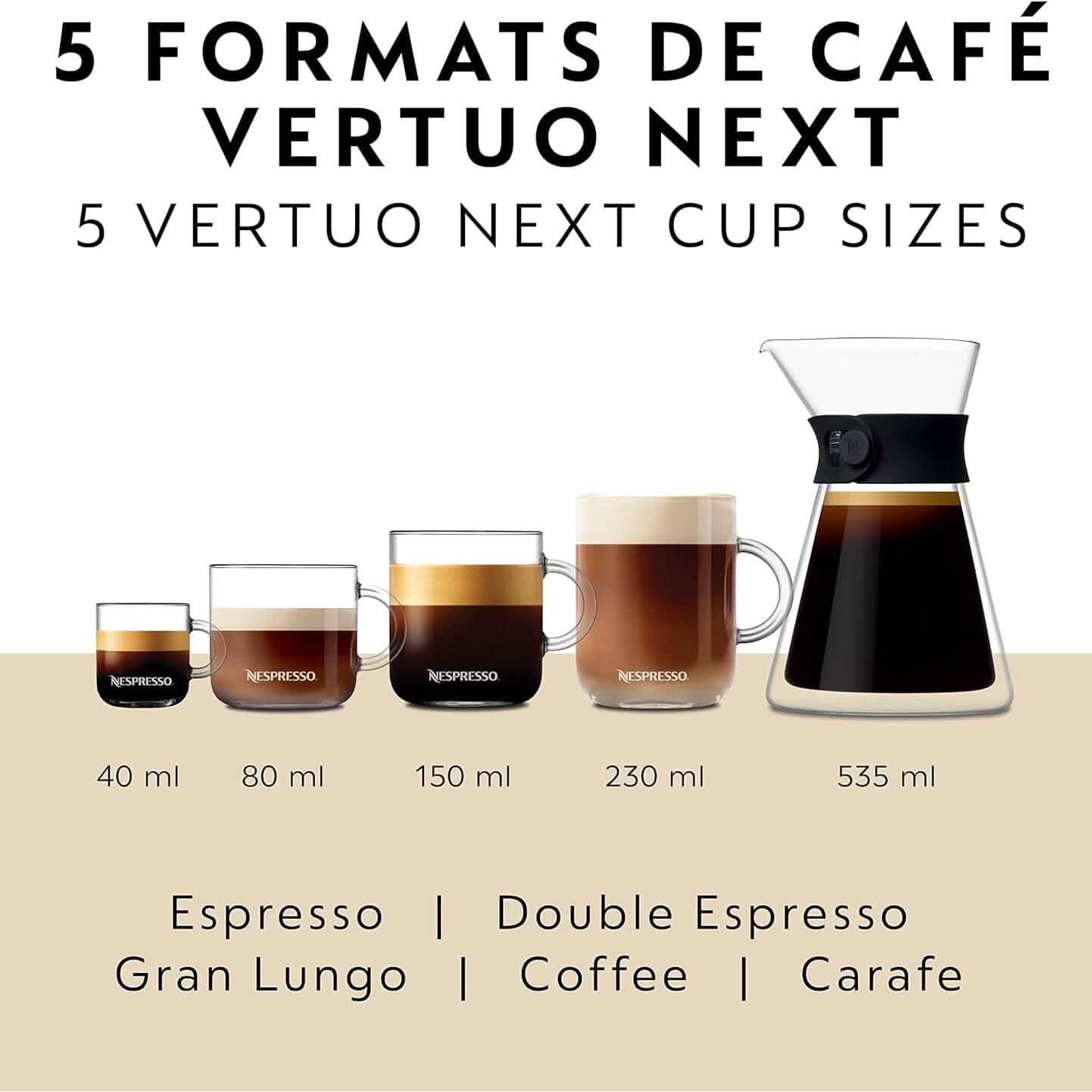 Breville Nespresso Vertuo Next Coffee and Espresso Machine  (Refurbished)
