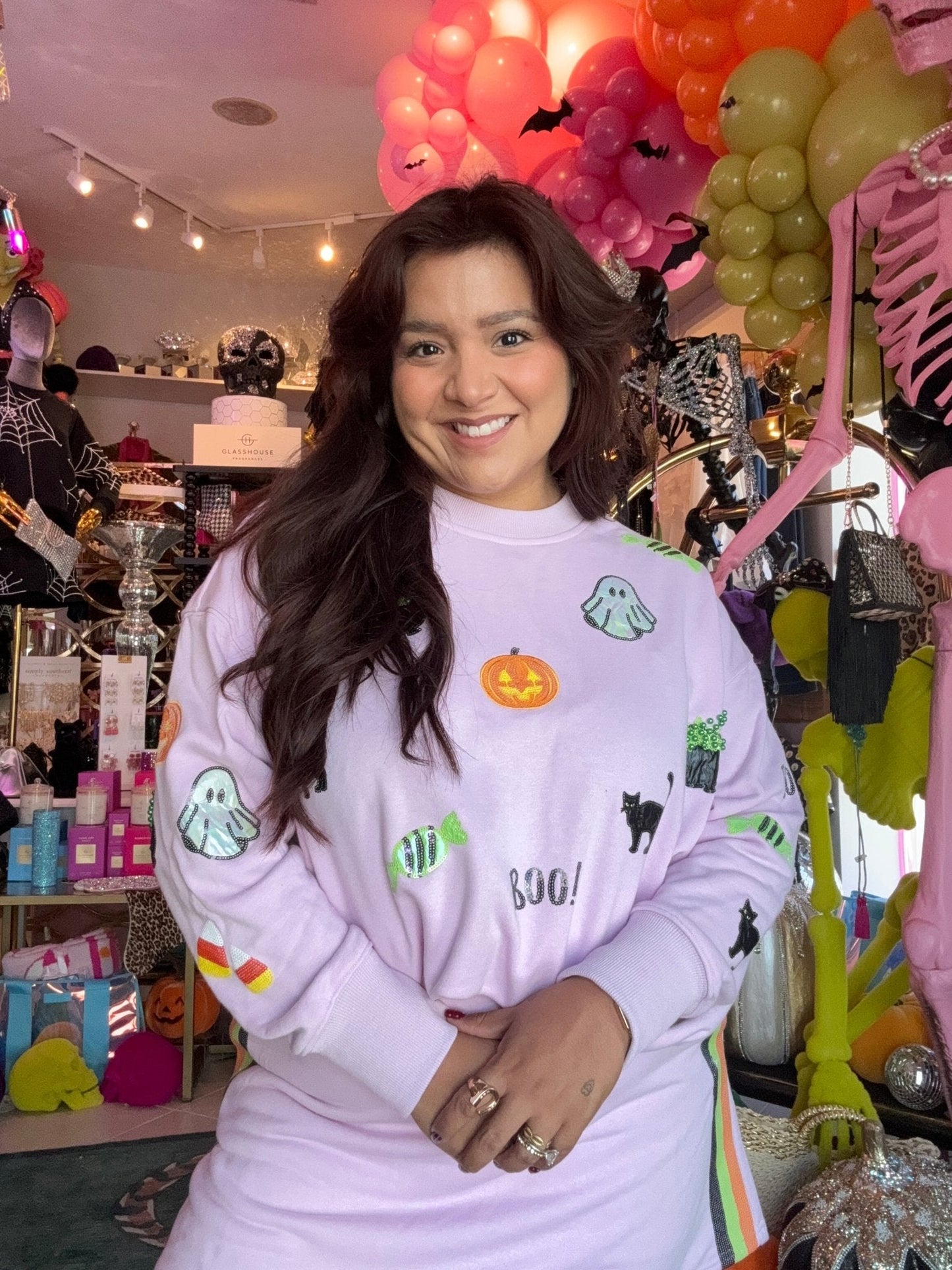 Brianna Cannon • Lavender Spooky Season Sweatshirt