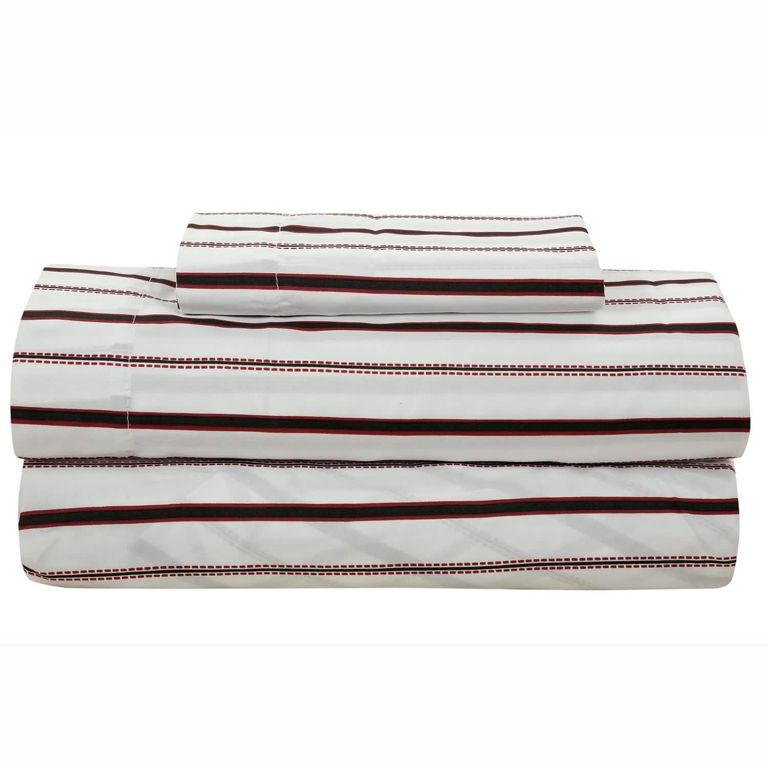 Brooklyn Flat Rugby Stripe Bed-in-a-Bag Set