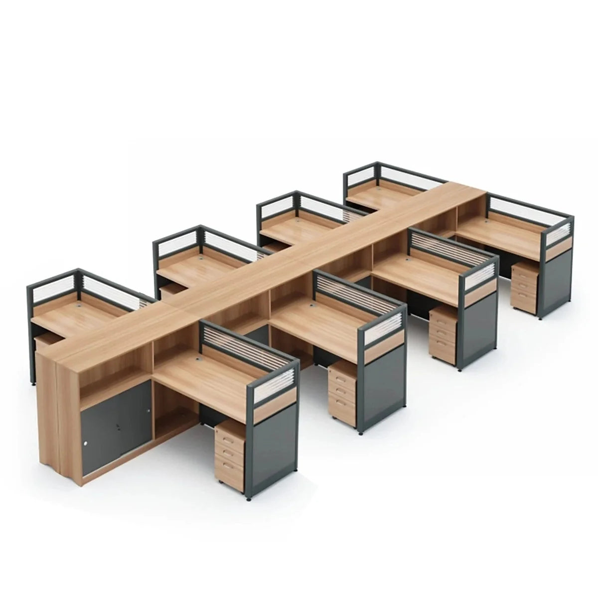 Orlian · L-Shaped Cubicle Workstation